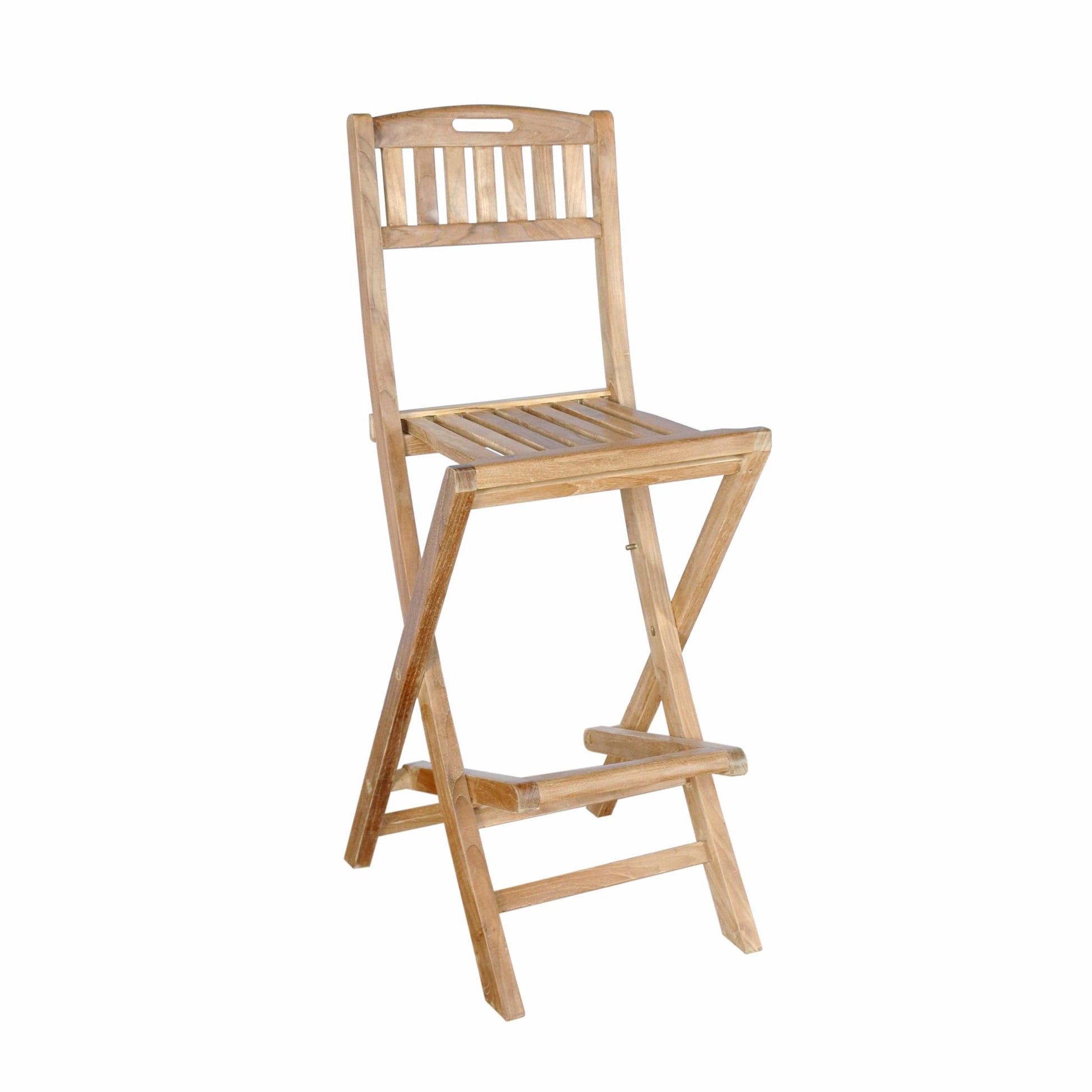 Altavista Folding Teak Bar Chair
