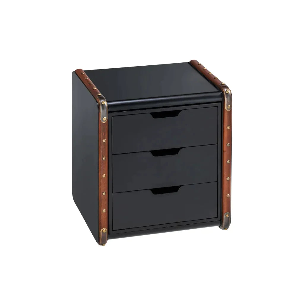 Endless Regency Drawers by Authentic Models Small, Black Interior