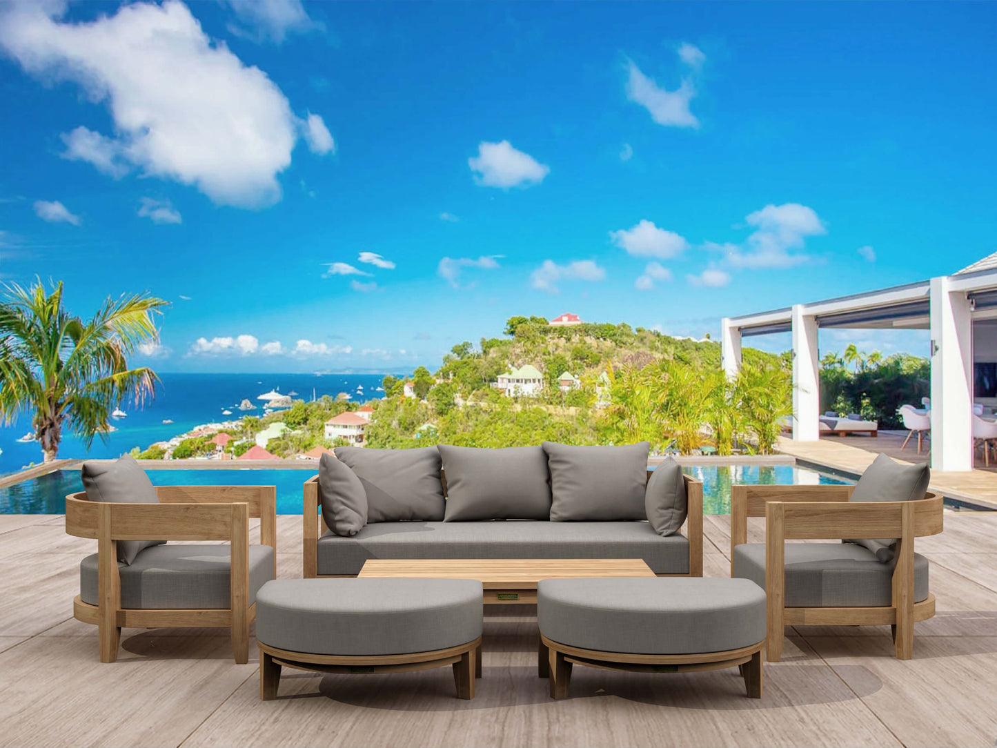 Anderson Teak Coronado Deep Seating Sofa