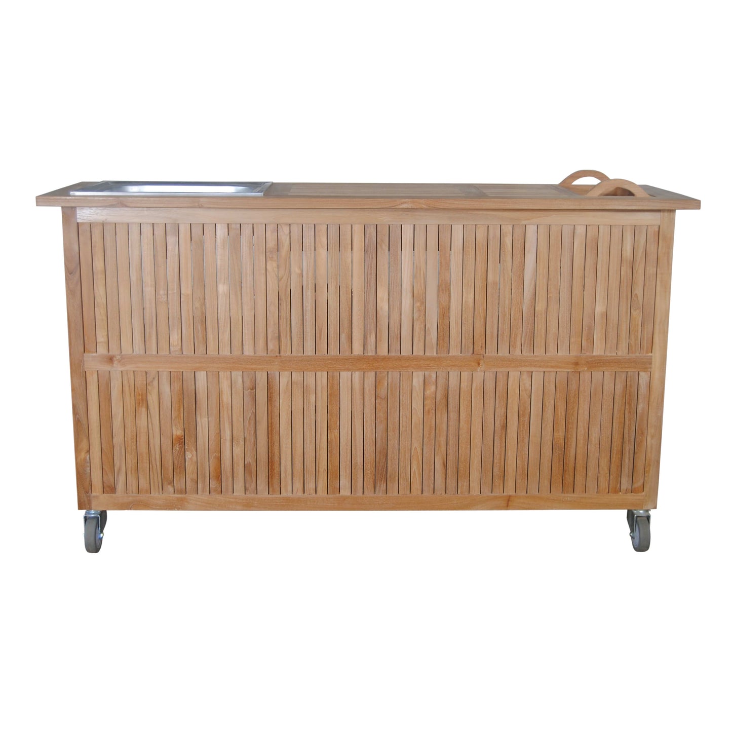 Safari Pool Side Teak Bar Cabinet  - Outdoor