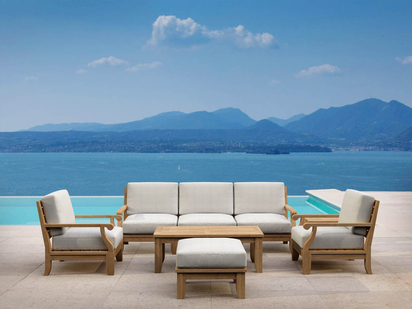 Anderson Teak Riviera Luxe 8-Pieces Modular Set