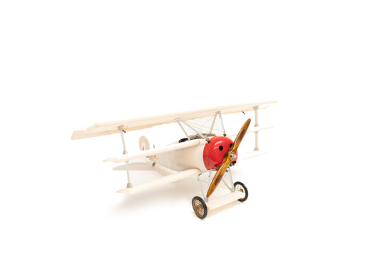 Triplane Transparent Red Baron Model Aircraft Plane by Authentic Models