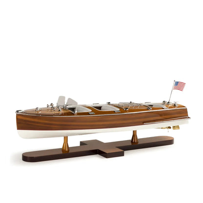 Triple Cockpit USA Boat Model by Authentic Models