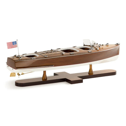 Triple Cockpit USA Boat Model by Authentic Models