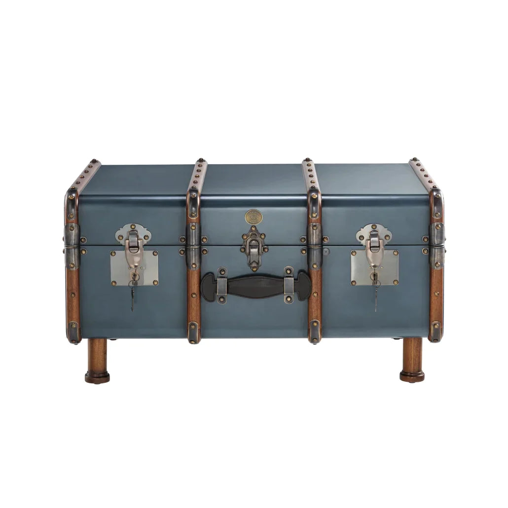 Stateroom Trunk Coffee Table by Authentic Models, Black