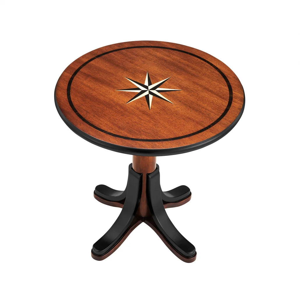 Mariner Star Nautical Cocktail End Table by Authentic Models