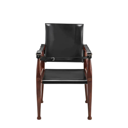 Authentic Models Bridle Campaign Chair, Black