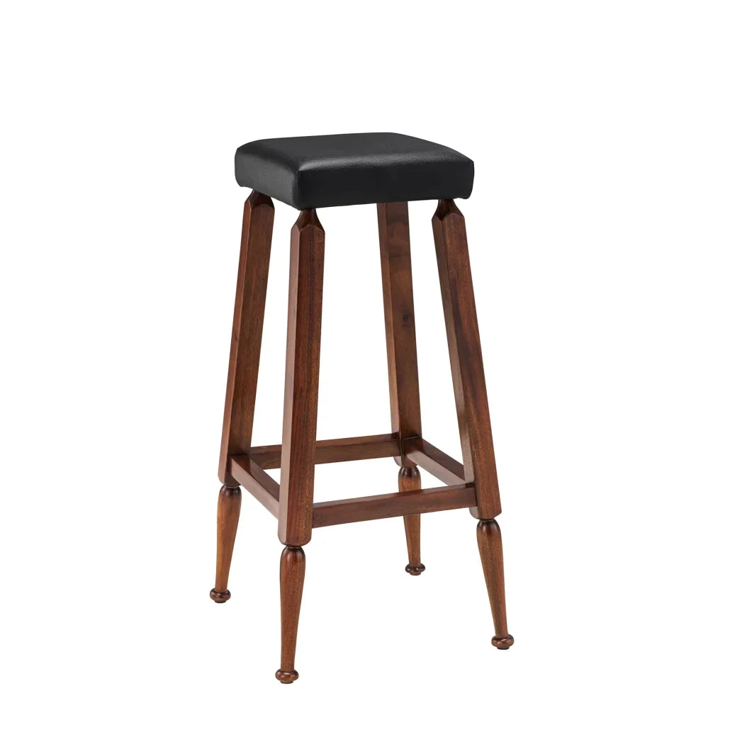 Mayan High Barstool, Black