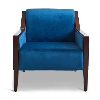 Club Lounge Chair by Authentic Models, Velvet